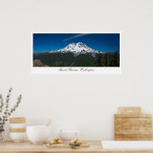 Majestic Rainier Panorama Poster (Keuken)