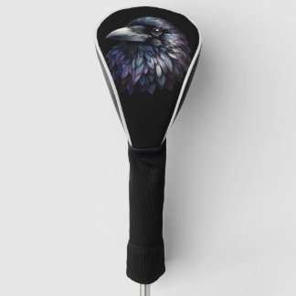 Majestic Raven Portret - raaf, vogel, wild Golfheadcover