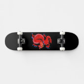 Majestic Red Oriental Dragon Skateboard (Horz)
