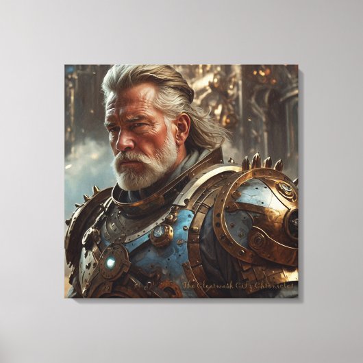 Majestic Regal King Stretched Canvas Afdruk (Voorkant)