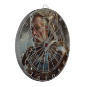 Majestic Regal Steampunk King Dartboard Dartbord (Voorkant Links)