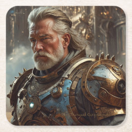 Majestic Regal Steampunk King Paper Onderzetter