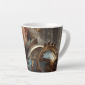 Majestic Regal Steampunk King Small Latte Mok (Rechterhoek)