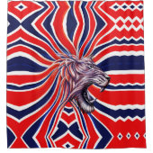 Majestic Roar Douchegordijn (Voorkant)