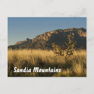 Majestic Sandia Mountains, Albuquerque Briefkaart