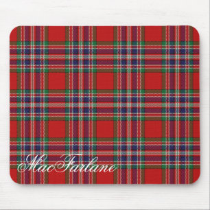 Majestic Scottish Clan MacFarlane Tartan Muismat
