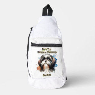 Majestic Shih Tzu: Nationaal rasdier Sling Bag