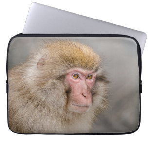 Majestic Sneeuwaap: Japanse fotografie Laptop Sleeve