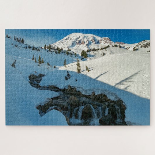 Majestic Snowbound Mt. Rainier Legpuzzel (Horizontaal)
