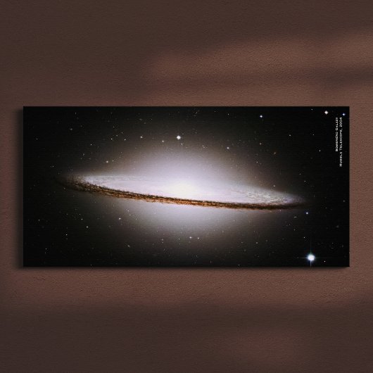 Majestic Sombrero Galaxy Hubble Telescope 2004 Canvas Afdruk