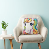 Majestic Sparkle : Conception coussin Unicorne vib (Chaise)