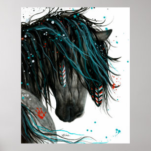 Majestic Spirit Horse van Amy Lyn Bihrle Poster