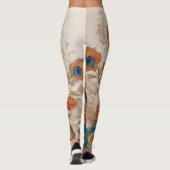 Majestic Splendore Le Boho Peacock Leggings (Dos)