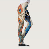 Majestic Splendore Le Boho Peacock Leggings (Droite)