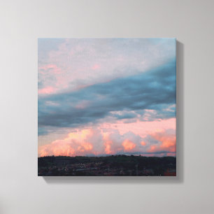 Majestic Sunset in Wales Canvas Afdruk