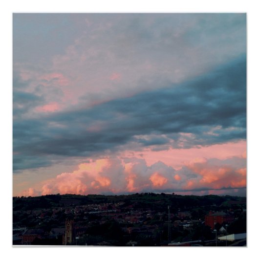 Majestic Sunset in Wales Perfect Poster (Voorkant)