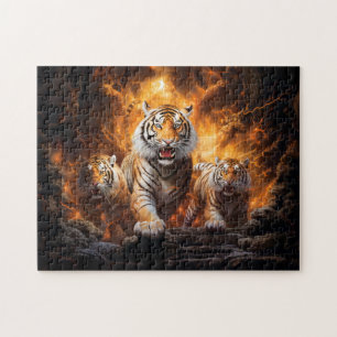 Majestic Tiger Chinese Zodiac Artistry Legpuzzel