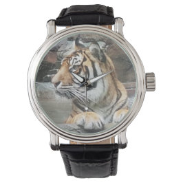 Majestic Tiger Horloge
