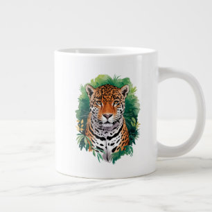 "Majestic Tiger in Oerwoud Art - Wildlife Natuur Extra Grote Beker