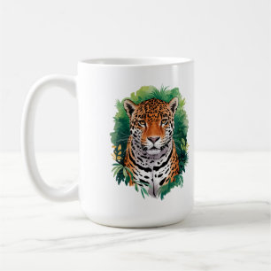 "Majestic Tiger in Oerwoud Art - Wildlife Natuur Koffiemok