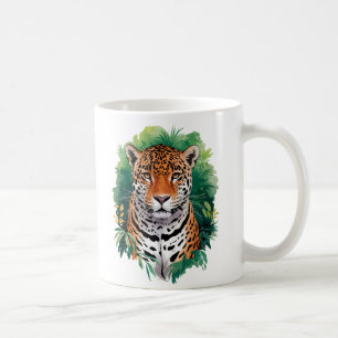 "Majestic Tiger in Oerwoud Art - Wildlife Natuur Koffiemok