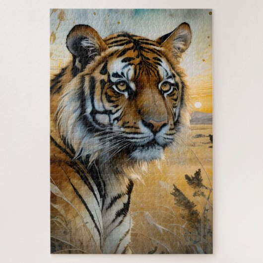 Majestic Tiger Legpuzzel (Verticaal)