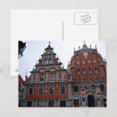 Majestic Town Hall Riga, Letland Briefkaart (Voorkant / Achterkant)