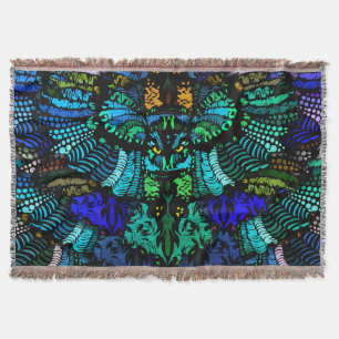 Majestic Tribal Owl Deken