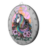 Majestic Unicorn Dartbord (Voorkant Rechts)
