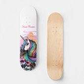 Majestic Unicorn Skateboard (Voorkant)