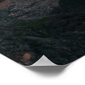 Majestic waterfall Boka in lentegroof Poster (Hoek)