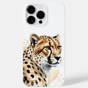 Majestic Waterverf Cheetah Case-Mate iPhone 14 Pro Max Hoesje