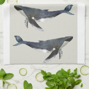 Majestic Whale Keuken Theedoek