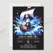 Majestic Whimsy Pirate Birthday Kaart (Voorkant)