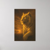 Majestic White Tiger – Fine Art Canvas Afdruk (Voorkant)