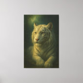 Majestic White Tiger – Fine Art Canvas Afdruk (Voorkant)