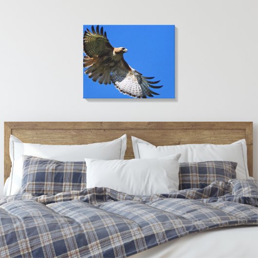 Majestic Wings Canvas Afdruk (Insitu (Slaapkamer))