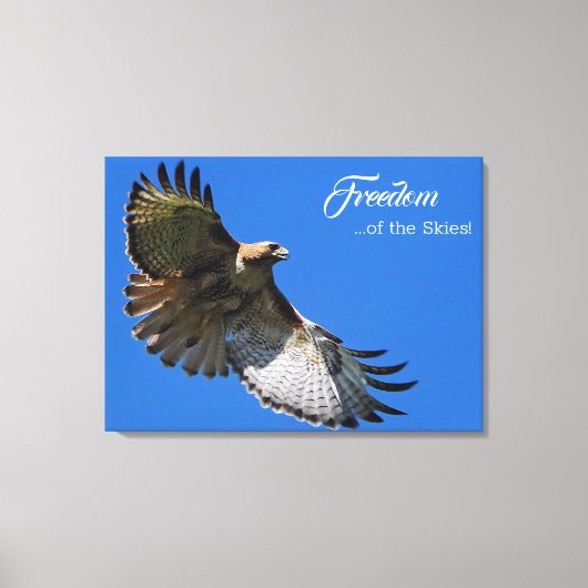 Majestic Wings Freedom of the Skies Canvas Afdruk (Voorkant)