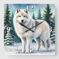 Majestic Winter Wolf