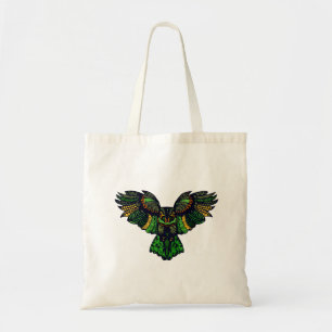 Majestieke Smaragd Uil Tote Bag