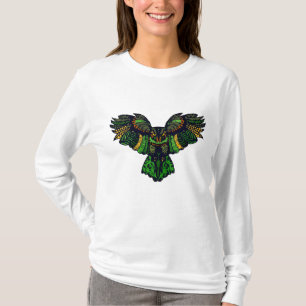 Majestieuze Smaragd Uil T-shirt