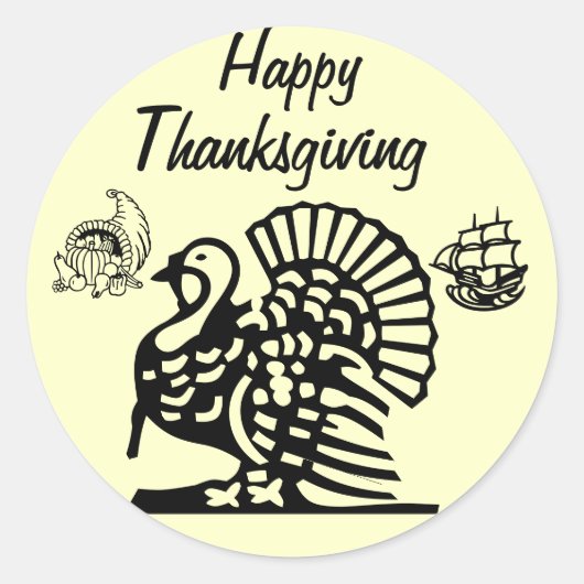 MAJESTISCHE THANKSGIVING TURKIJE stickers (Voorkant)