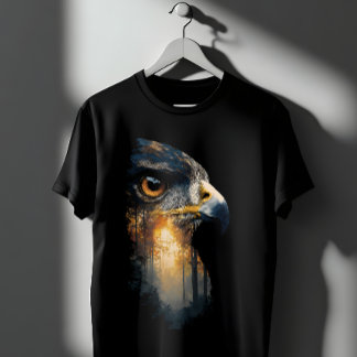 Majestueus Adelaar Bos Dubbele Belichting Natuur K T-shirt