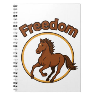**Majestueus Arabisch paard in de gouden woestijn* Notitieboek