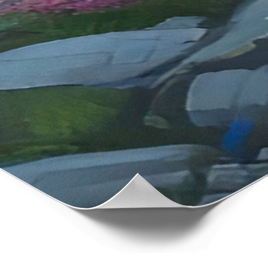 Majestueus berglandschap Alpine landschap Poster (Hoek)