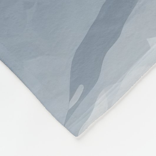 Majestueus berglandschap fleece deken (Hoek)