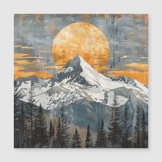 Majestueus Berglandschap - Rustieke Natuur (Voorkant)