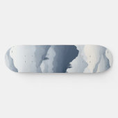 Majestueus berglandschap skateboard (Horizontaal)