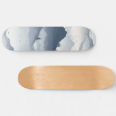 Majestueus berglandschap skateboard (Horizontaal)