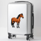 🐎 Majestueus Equine paard voor dierenvrienden 🐎 Sticker (Koffer)